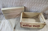 Wooden Santa's Workshop Candy Cane Box