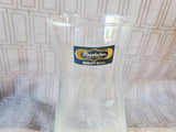Pasabahce Etched Glass Bud Vase