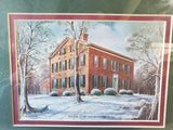 Framed "Winter at My Old Kentucky Home" Print by C.W. Vittitow