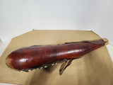 African Folk Art Milk Blood Drinking Gourd