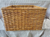 Woven Wooden Square Basket