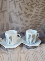 12 Piece Arcopal Teacup and Saucer Set