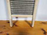 Vintage Columbus Washboard Co. Wood and Metal Washboard