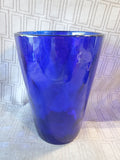 Cobalt Blue Glass Vase