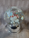Light Up Snowman Snow Globe WORKS
