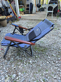 GCI Outdoor Wilderness Recliner Low Folding Beach Chair (two available, christ separately)