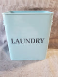 Blue Metal Laundry Powder Container with 2 Scoops