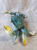 Resin Blue Crab Figurine
