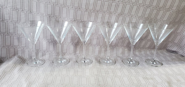 Set of 6 Schott Zwiesel Martini Glasses