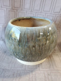 Signed Glazed Pottery Vase