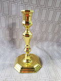 (A) Brass Candlestick Holder