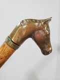 Fire Poker with Brass Horse Head Handle
