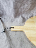 Two Toned Black and Light Wood Cheese Board