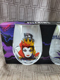 Disney Villains Set of 4 Stemless Wine Glasses UNOPENED