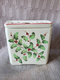 Andrea by Sadek Colonial Williamsburg Holly Flower Frog Vase
