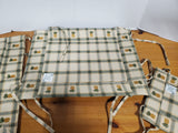 3 Piece Park Designs Pineapple Foldable Centerpiece Basket, Napkin Holder, and Tablerunner Set