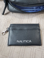 Nautica Black Crossbody Bag with Card Wallet