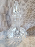 Heavy Cut Glass Decanter