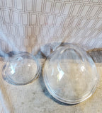 Clear Glass Chip and Dip Bowl