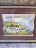 (B) Irish Blessing Landscape Watercolor Print by Ivan Cocks
