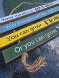 Hanging Garden Sign