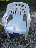 Two Plastic Outdoor Chairs