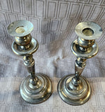Pair of Silverplate Candlesticks