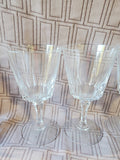 Set of 6 Crystal Wine Goblets