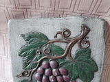 Gare Inc 2000 Ceramic Bisque "Vitacea" Wall Plaque
