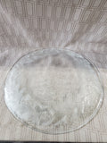 Vintage Clear Glass Christmas Tree Cookie Plate
