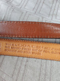 Pair of Coach Leather Belts (AA)—Women's Size Large and Size 38