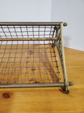 Vintage Railway Brass Luggage Hat Wall Rack