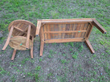 Lloyd Flanders Teak Cocktail Table and End Table Set