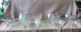 9 Piece Duralex Clear Glass Nesting Mixing Bowl Set
