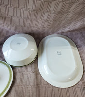 Centura by Corning "Lynwood Green" Casserole Dish and Serving Platter Set