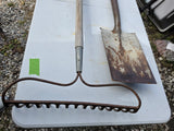 Spade and Leaf Rake