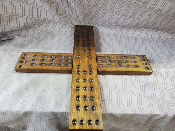 Handmade Wooden Aggravation Marble Game