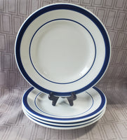 Set of 4 Farberware "Trattoria Blue" Salad Plates