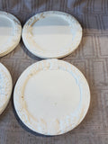 Set of 4 Ceramic Grape Motif Coasters