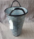 Metal "Farmer's Market" Flower Basket