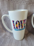 Pair of Love Colonial Williamsburg Coffee Mugs