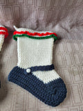 Pair of Crochet Mary Jane Stockings