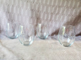 Set of 4 William & Mary Raymond A. Mason School of Business Stemless Wine Glasses