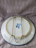 Large M.A. Hadley "Happy Anniversary" Plate