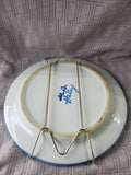 Large M.A. Hadley "Happy Anniversary" Plate
