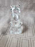 Hadeland Norway Crystal Bear Paperweight