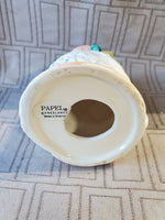Papel Santa Candlestick Holder