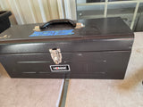 Homak Metal Tool Box w/a few Tools