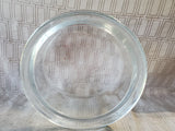 Heavy Clear Glass Ice Bucket