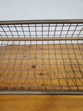 Vintage Railway Brass Luggage Hat Wall Rack